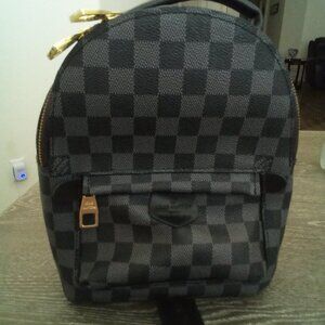 Black and Gray Mini Backpack